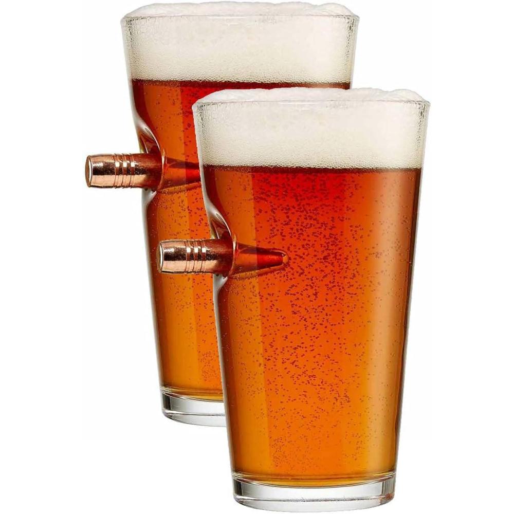 imageBenShot set of 2 The Original Bullet Beer Glass Made in the USA2 Glasses