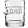 imageBenShot Bulletproof Dad Rocks Glass with Real 308 Bullet  11oz  Made in the USA11 Ounces