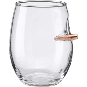 BenShot Wine Glass with Real .308 Bullet – 15oz | Made in the USA [Set of 2](1)