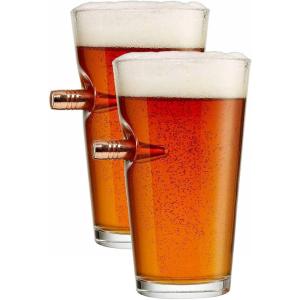BenShot [set of 2] The Original Bullet Beer Glass | Made in the USA(2 Glasses)