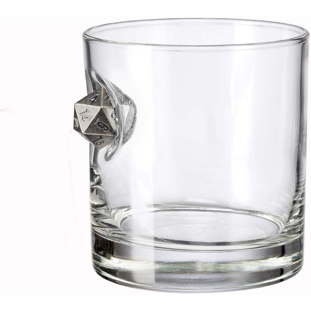 image:imageBenShot D20 Dice Wine Glass 15oz HandCrafted for the Gamer for Fathers Day11 Ounces