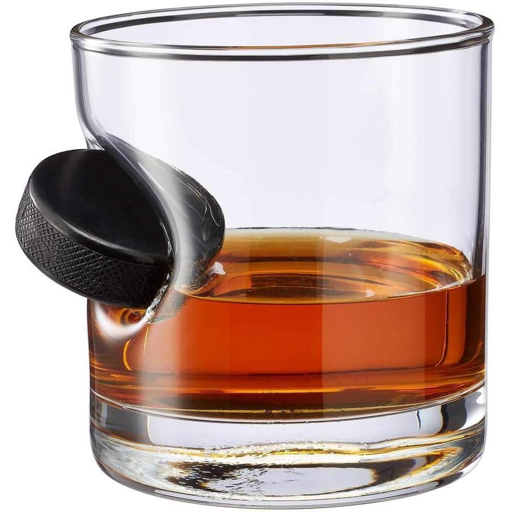 image:imageBenShot Hockey Puck Rocks Glass  11oz  Made in the USA