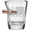 image:imageBenShot Merica Shot Glass with Real 308 Bullet  2oz  Made in the USA