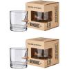 image:imageBenShot Rocks Glass with Real 308 Bullet  11oz  Made in the USA Set of 2