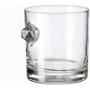 BenShot D20 Dice Wine Glass – 15oz – HandCrafted for the Gamer for Fathers Day(11 Ounces)
