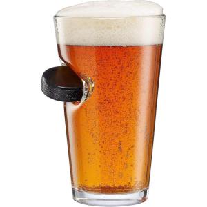 BenShot Hockey Puck Pint Glass – 16oz | Made in the USA