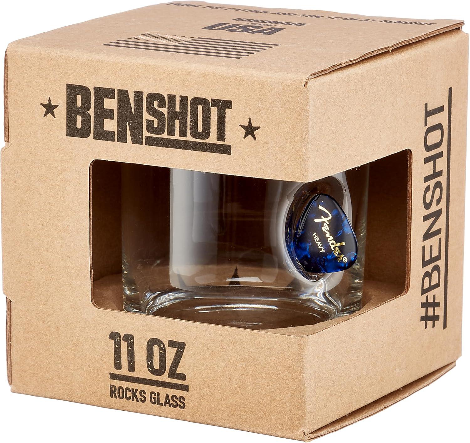 image:imageBenShot Guitar Rocks Glass 11oz HandCrafted Whisky Tumbler for Fathers Day or AllAmerican Celebrations11 Ounces